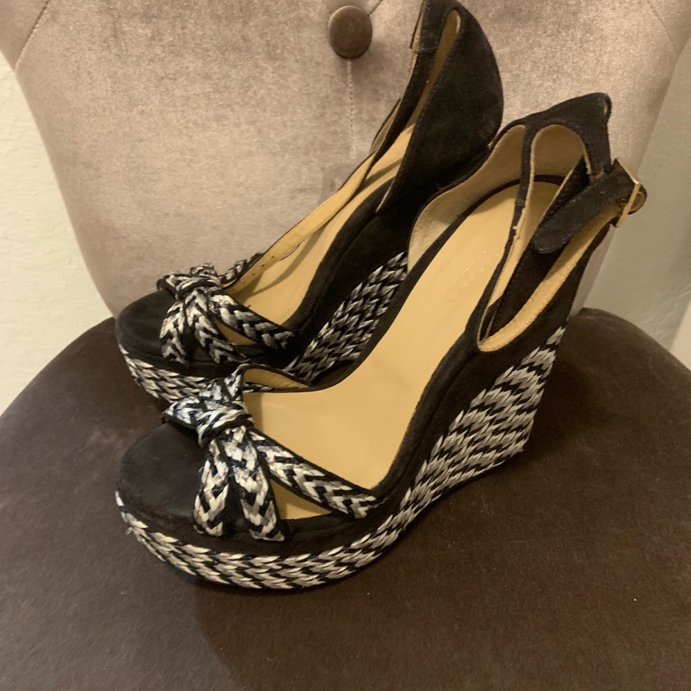 Jimmy choo high heel wedges